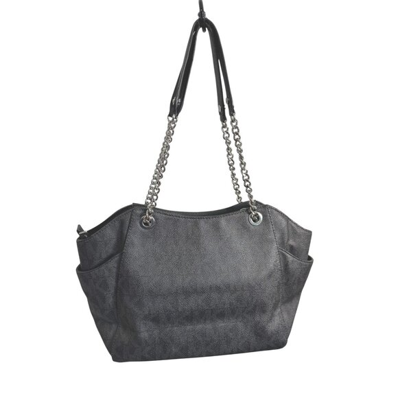 Michael Kors Black Leather Tote Bag - Picture 5 of 11